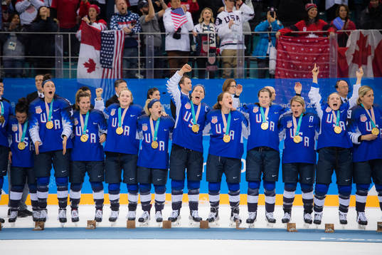 Team USA celebrates