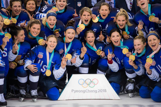 Team USA celebrates