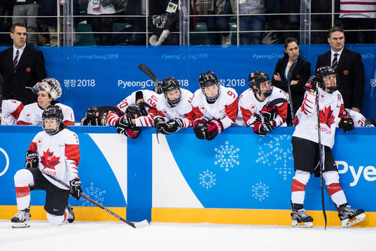 Team Canada looks dejected
