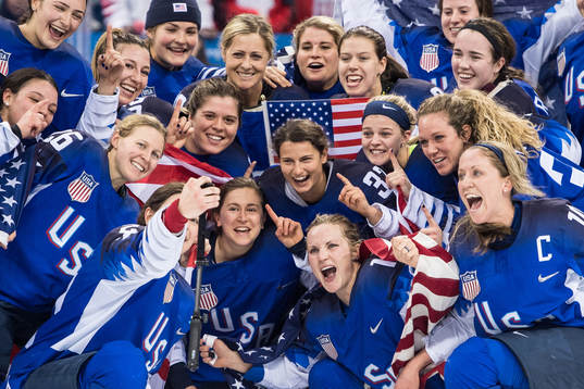 Team USA celebrates