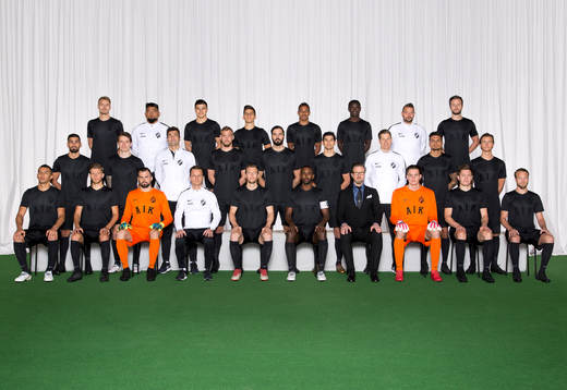 AIK poserar för en lagbild