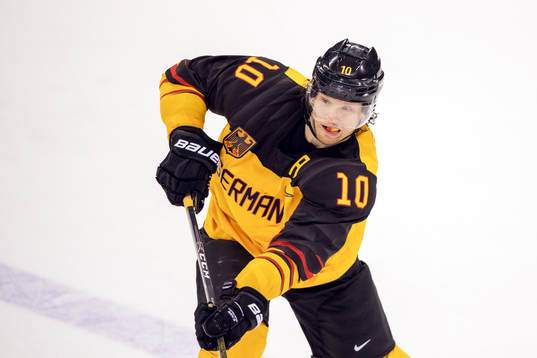 Christian Ehrhoff of Germany in the Men's ice hockey