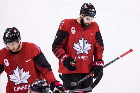 Eric O´dell of Canada looks dejected