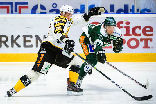 Skellefteås Pontus Petterström och Färjestads Johan Ryno
