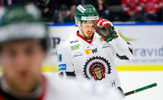 Frölundas Pathrik Westerholm deppar
