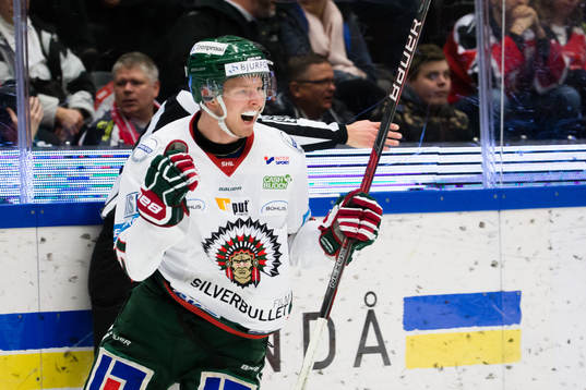 Frölundas Christoffer Ehn jublar