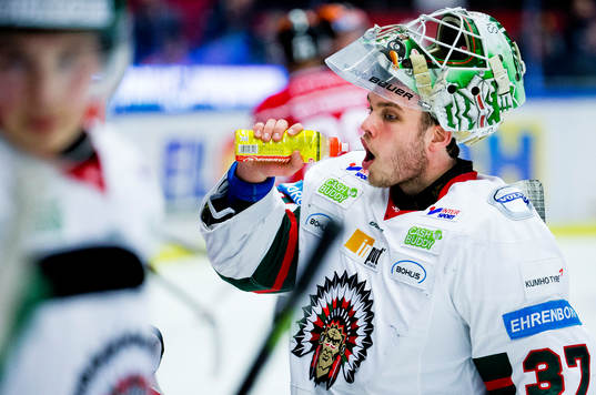 Frölundas målvakt Johan Gustafsson