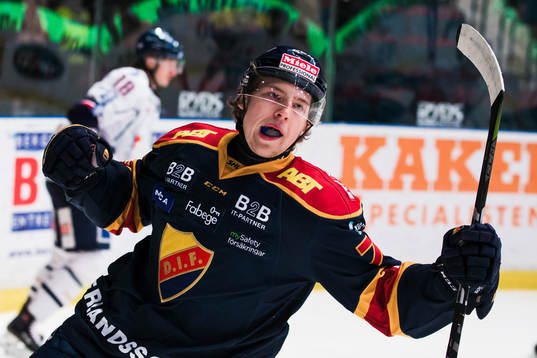 Djurgårdens Marcus Davidsson jublar
