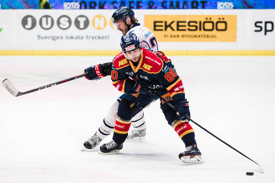 Djurgårdens Gustav Possler och Linköpings Niklas Persson