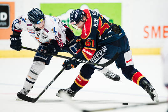 Linköpings Mathis Olimb och Djurgårdens Markus Ljungh