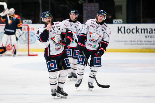 Linköpings Niclas Lundgren och Ken André Olimb deppar