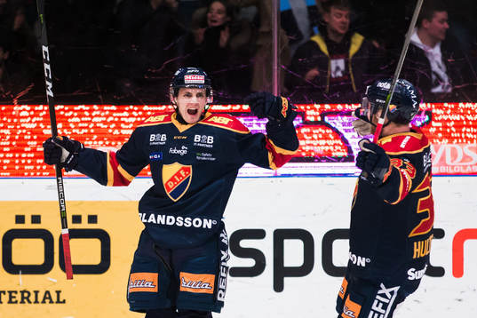 Djurgårdens Markus Ljungh jublar