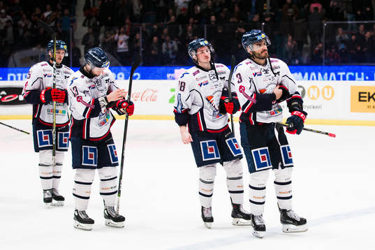 Linköpings Almen Bibic , Jacob Lilja och Andrew Gordon