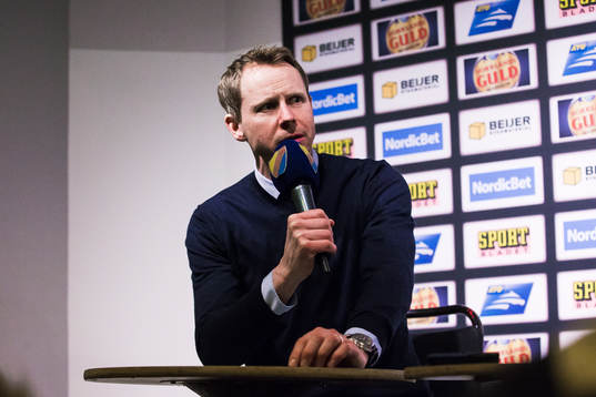 Djurgårdens tränare Robert Ohlsson på presskonferensen