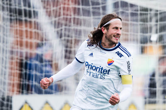 Djurgårdens Jonas Olsson jublar