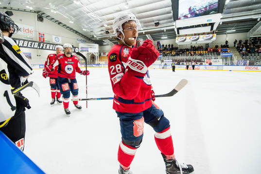 David Friedmann of Lørenskog celebrates