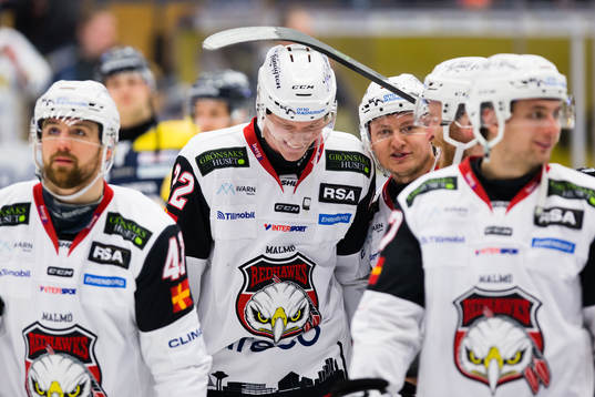 Malmö Redhawks Lars Bryggman jublar