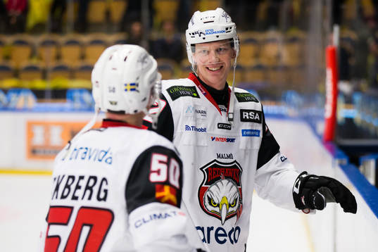 Malmö Redhawks Lars Bryggman jublar
