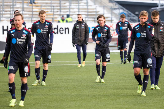 Helsingborgs  spelare deppar