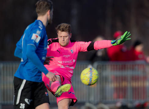 Halmstads målvakt Malkolm Nilsson