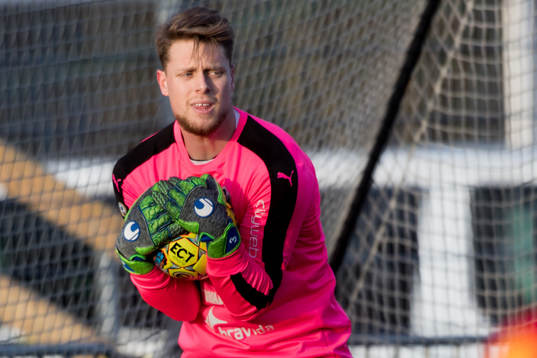 Halmstads målvakt Malkolm Nilsson