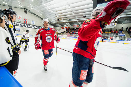 Maksim Ponomarenko of Lørenskog celebrates