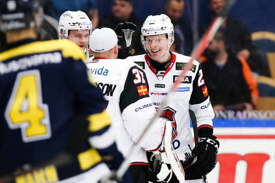 Malmö Redhawks Lars Bryggman jublar