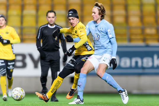 Elfsborgs Arbnor Shabani och Malmö FF’s Melker Nilsson