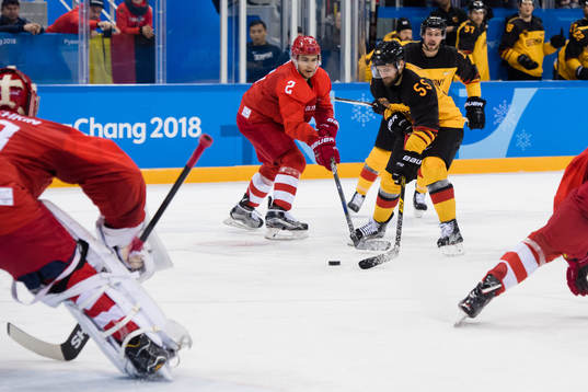 Artyom Zub Of Russia (OAR) and Felix Schutz of Germany  in