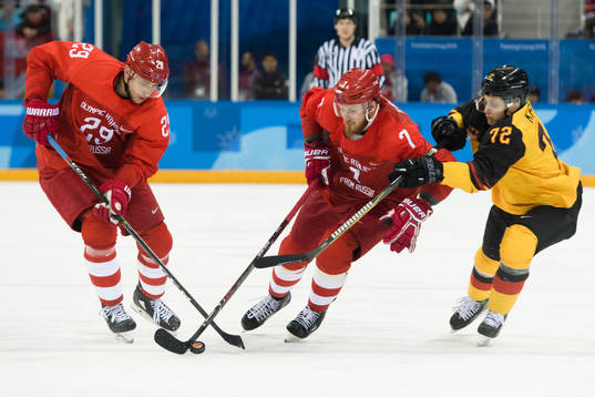 Ilya Kablukov and Ivan Telegin Of Russia (OAR) against