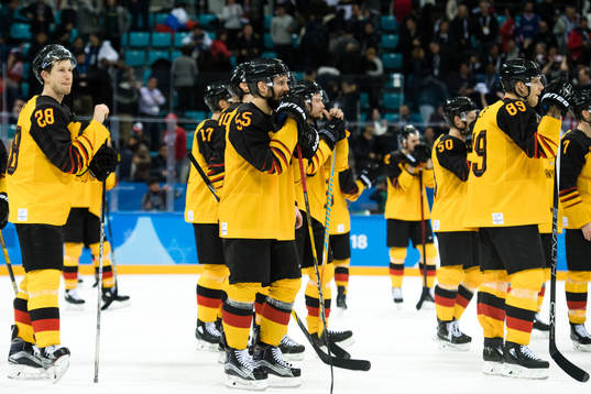 Team Germany looks dejected