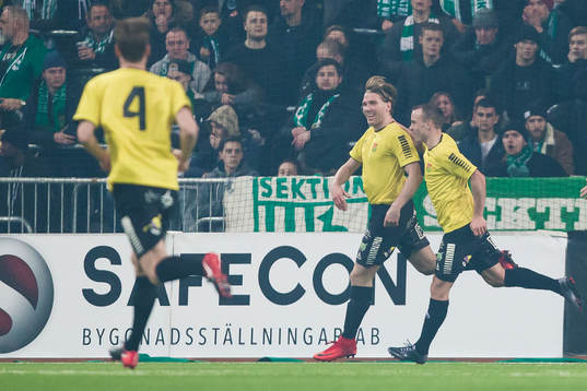 GAIS August Wängberg jublar