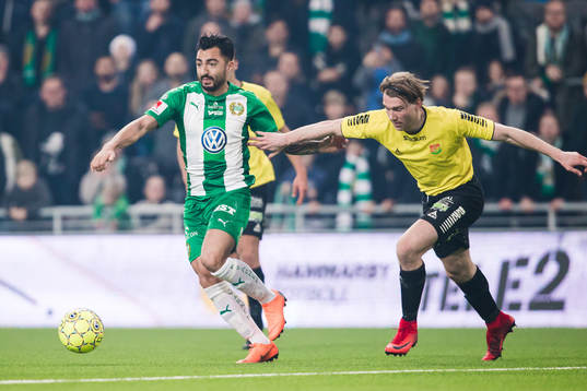 Hammarbys Jiloan Hamad och GAIS August Wängberg