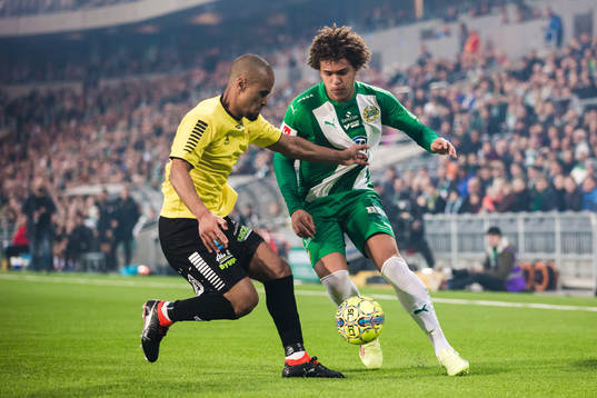 GAIS Junes Barny och Hammarbys Neto Borges