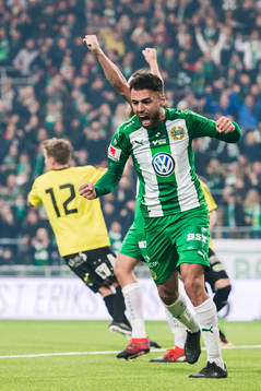 Hammarbys Imad Khalili jublar