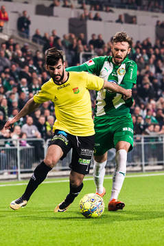 GAIS Allan Mohideen och Hammarbys Simon Sandberg