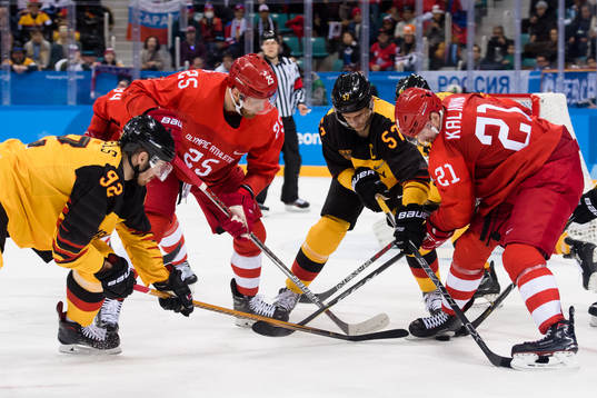 Mikhail Grigorenko and Sergei Kalinin Of Russia (OAR)