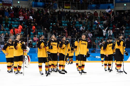 Team Germany looks dejected