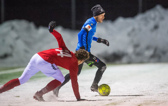 Trelleborgs Zoran Jovanovic och Kalmars Herman Hallberg