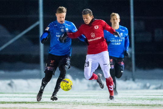 Trelleborgs Anton Tideman och Kalmars Romário Pereira