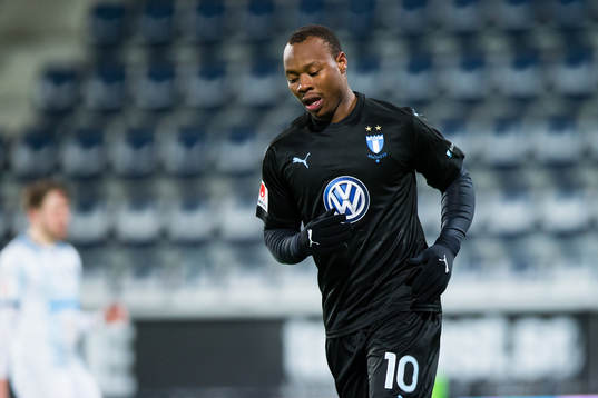 Malmö FFs Carlos Strandberg gör 0-3