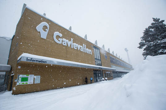 Snökaos utanför Gavlevallen