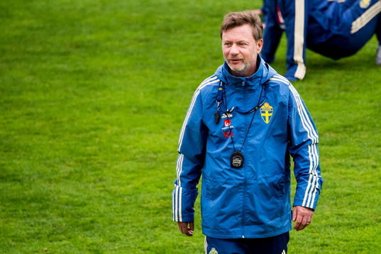 Sveriges förbundskapten Peter Gerhardsson