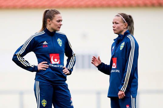 Fridolina Rolfö och Hanna Glas och