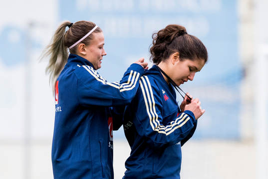 Hanna Glas och Loreta Kullashi