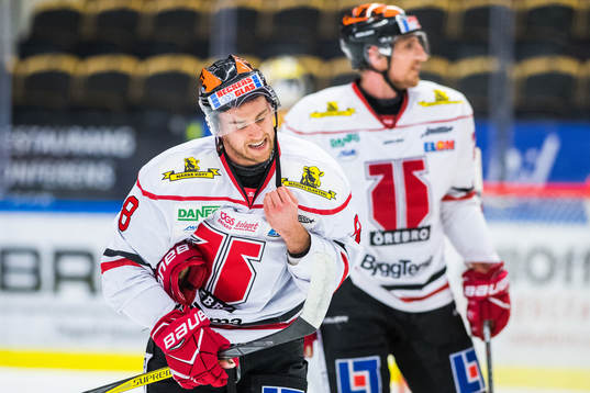 Örebros Tyson Spink deppar