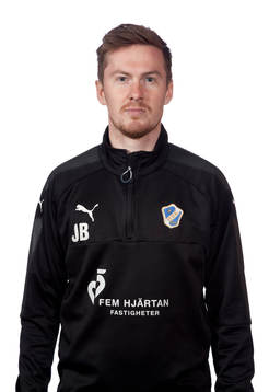Halmstads hjälptränare Johan Bergsröm
