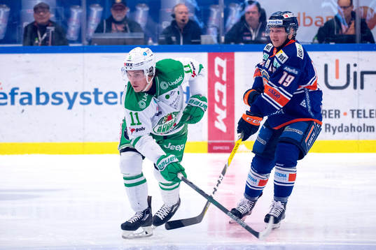 Rögles Bryan Lerg och Växjös Tuomas Kiiskinen