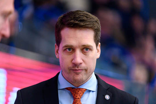 Växjös tränare Sam Hallam