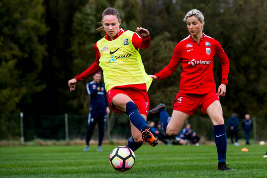 Caroline Graham Hansen och Ingrid Marie Spord